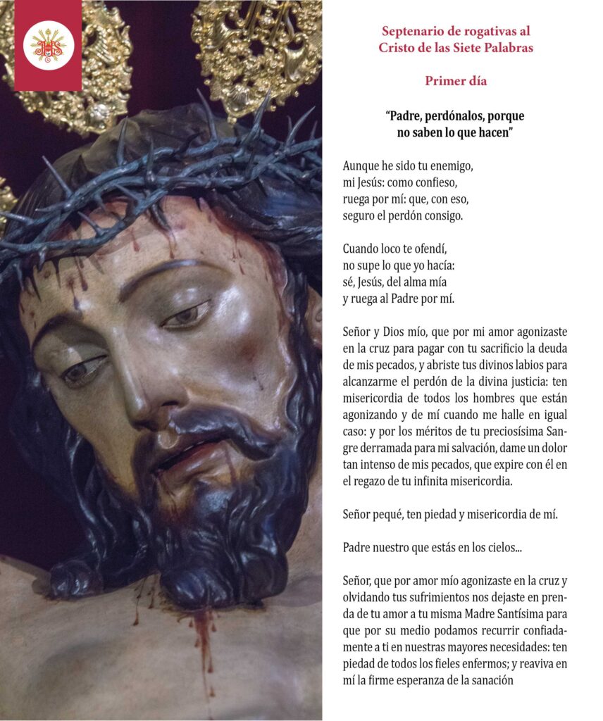 Primer D A Del Septenario Al Stmo Cristo De Las Siete Palabras Las